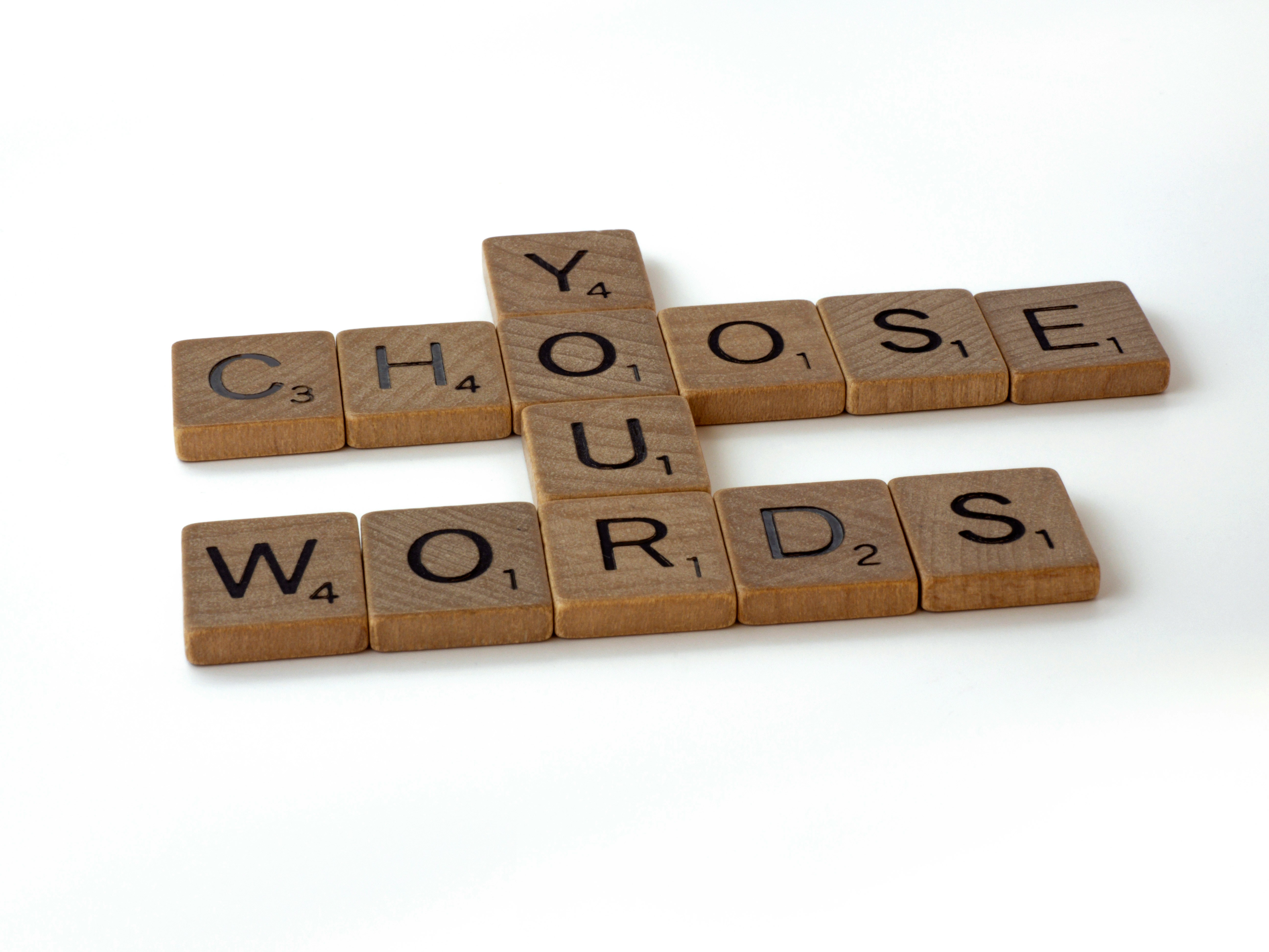 Blog 9  Choose your Words   by brett jordan unsplash